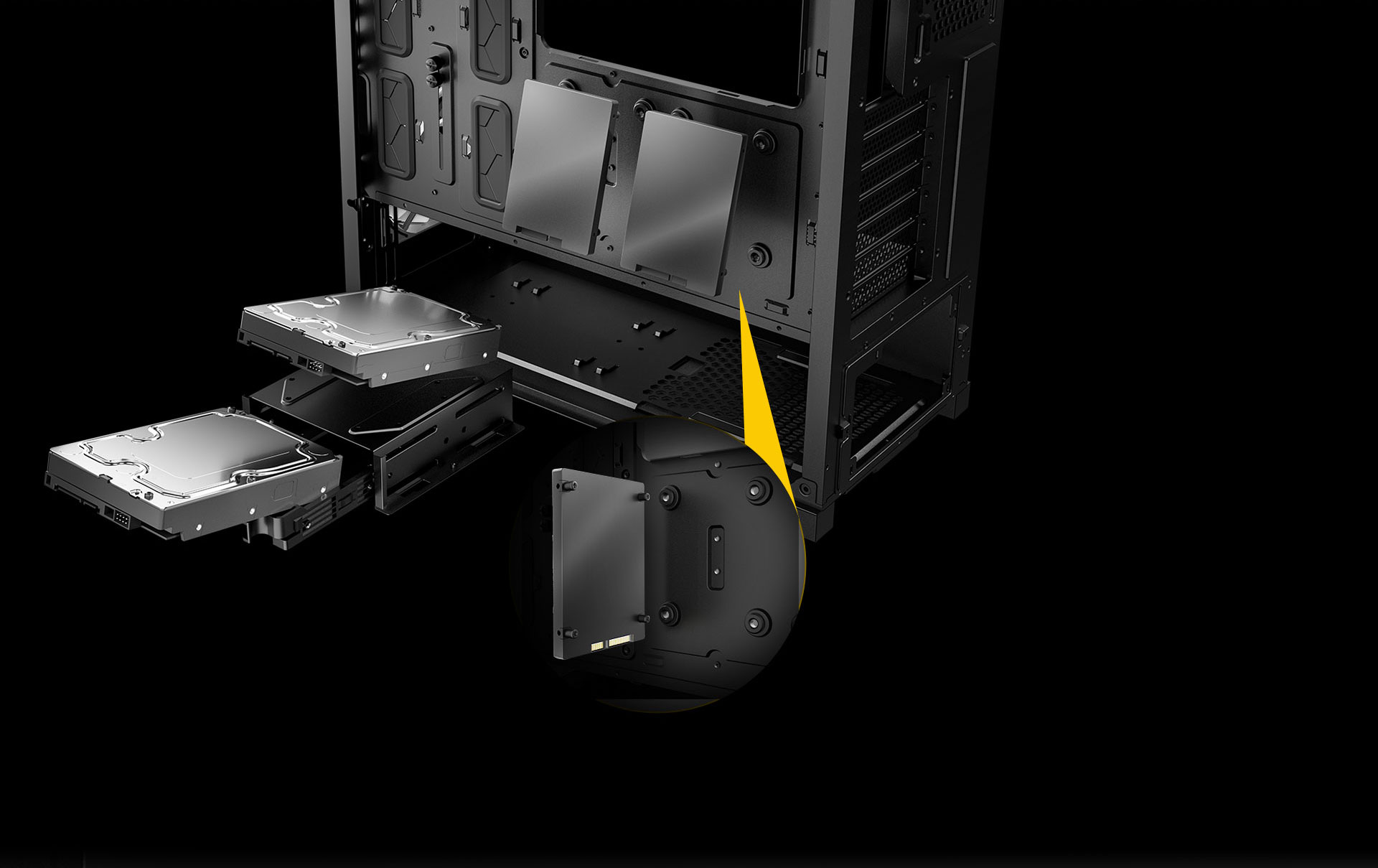 DP503 Mid-Tower E-ATX Gaming Case